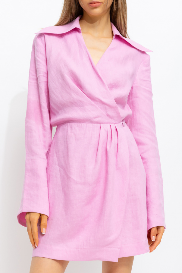 Pink 'Esma' dress Nanushka - SchaferandweinerShops SX